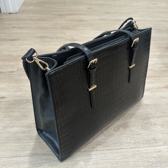 Crocodile Leather Large Tote - Picture 2 of 11